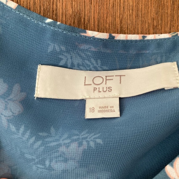 Loft plus floral tank top size 18 - Picture 6 of 7